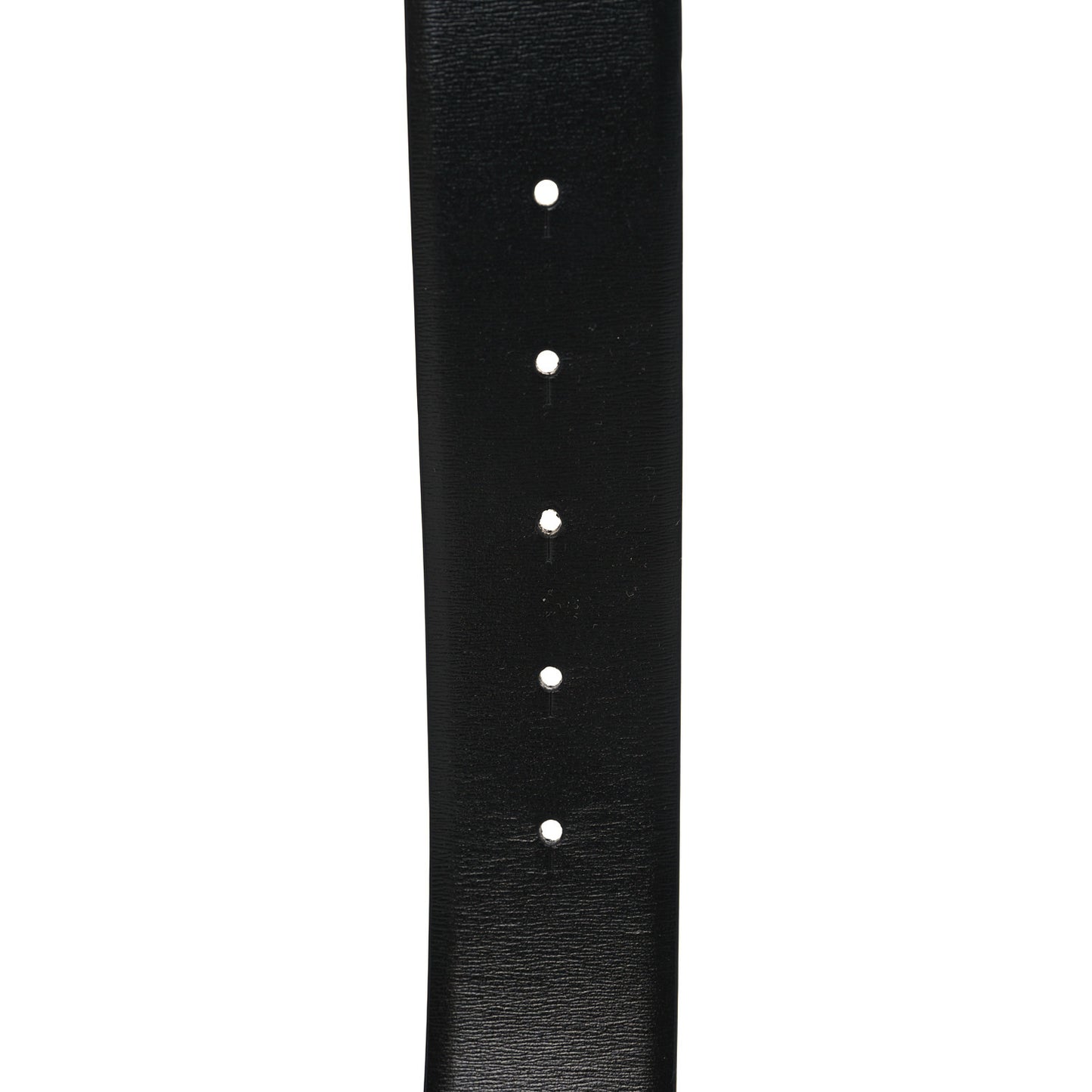 Glossy Calfskin Monochrome Mens VLogo 40mm Belt 90 36 Black