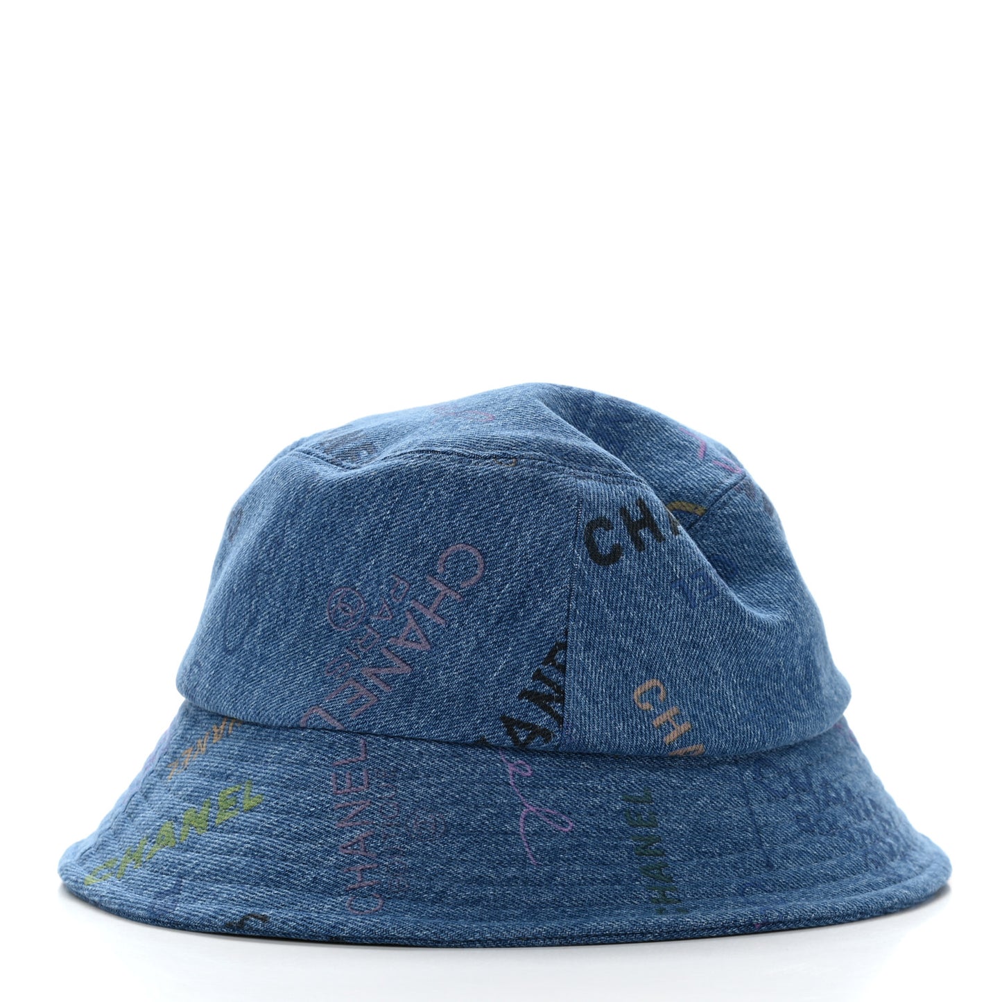 Denim Mood Cloche Bucket Hat S Blue