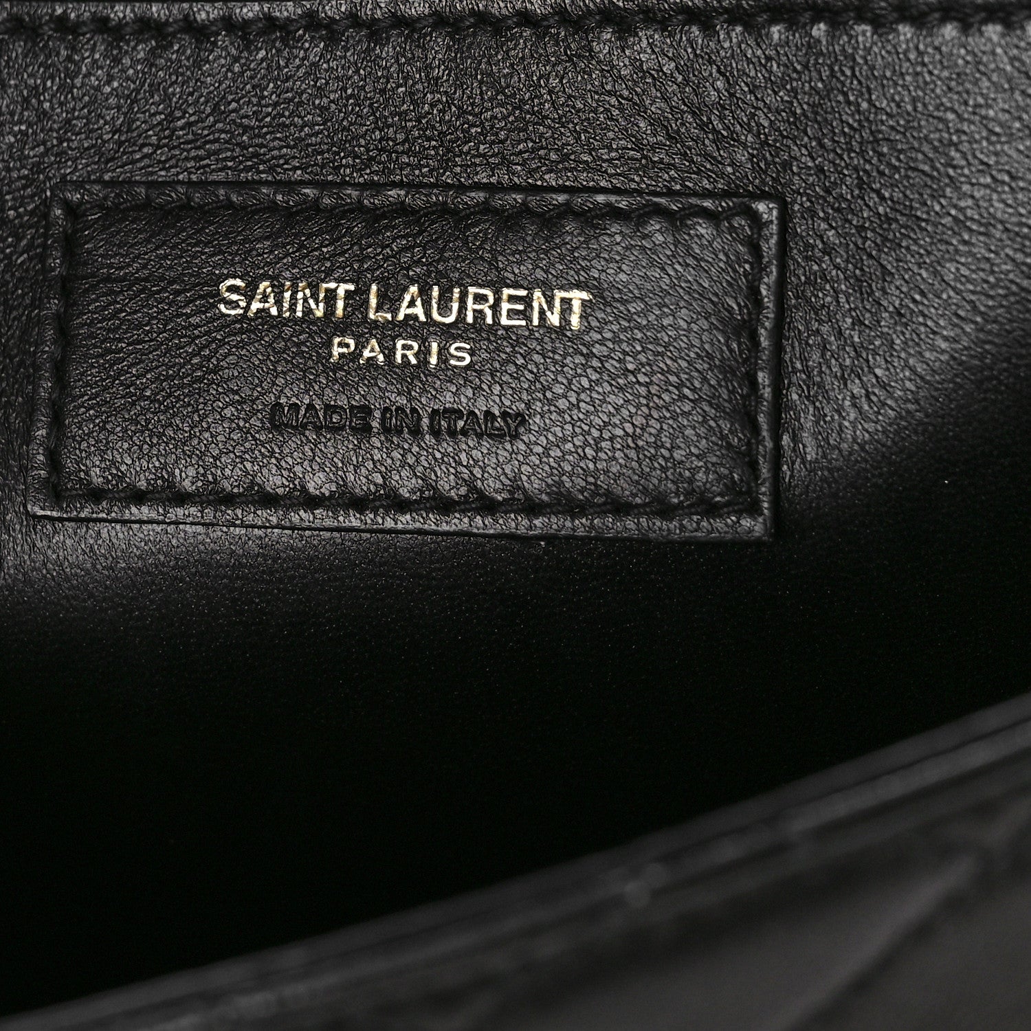 Saint Laurent Lambskin Quilted Mini Gaby Satchel Black 7 of 9