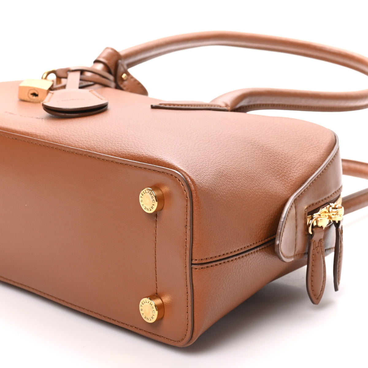 Stella McCartney Eco Grainy Alter Mat Ryder Shoulder Bag Brandy 9 of 9