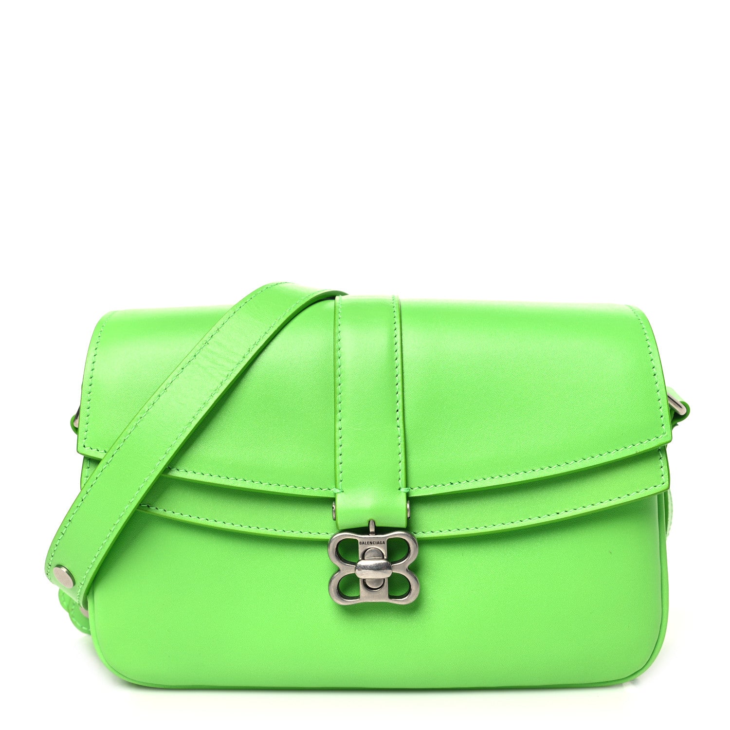 Balenciaga Classic Calfskin Small Lady Flap Bag Acid Green 1 of 12