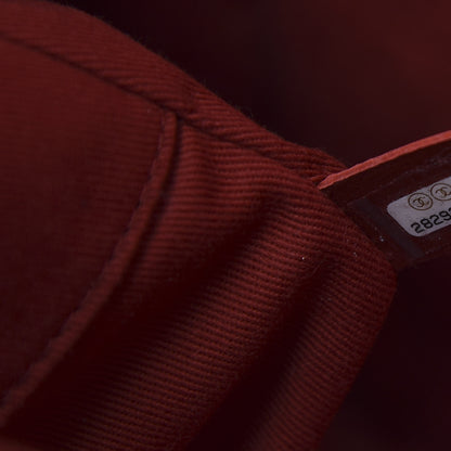 Chanel Lurex Boucle Medium Deauville Tote Red 10 of 12