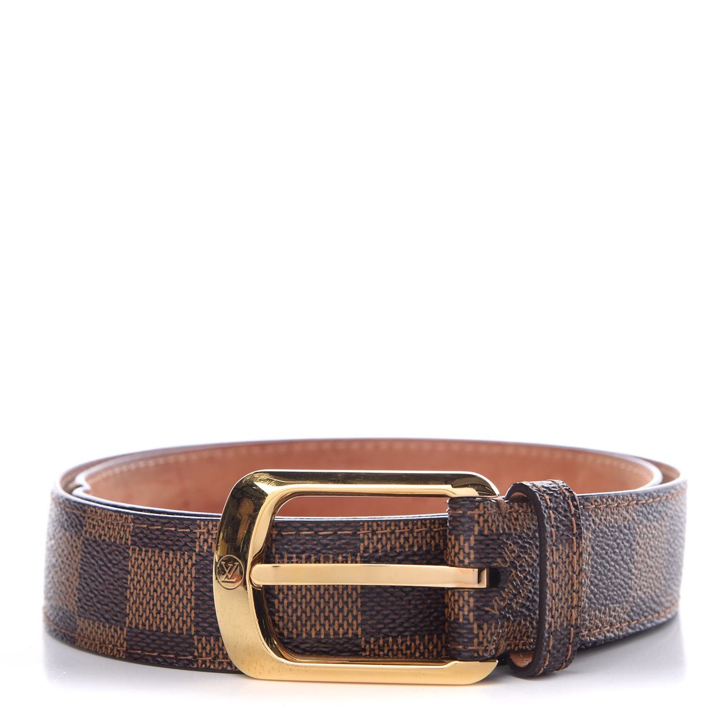 Damier Ebene 30mm Ellipse Belt 80 32