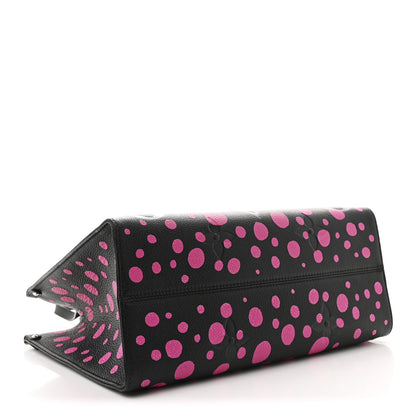 Louis Vuitton LV X YK Empreinte Monogram Giant Onthego MM Black Fuchsia 4 of 10