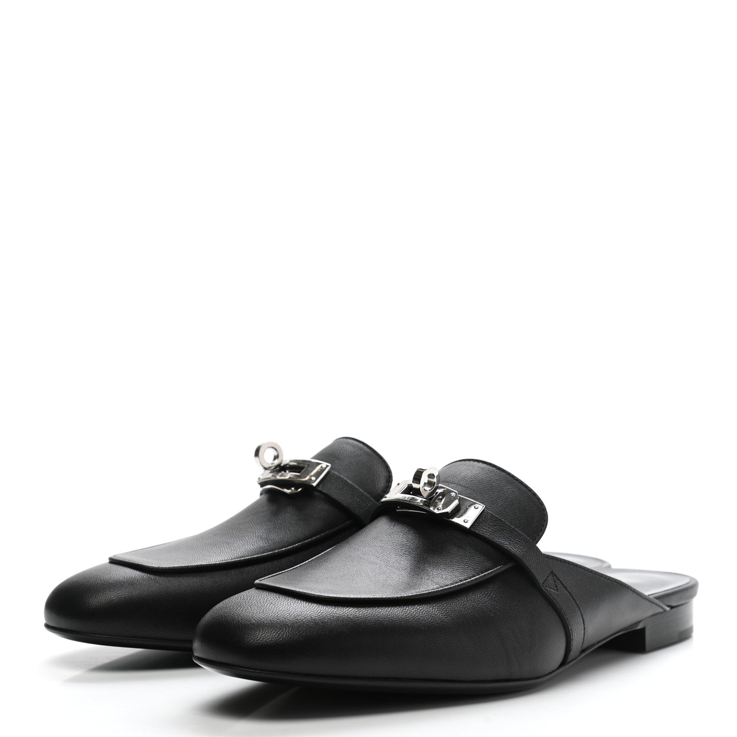 Goatskin Oz Mules 39.5 Black