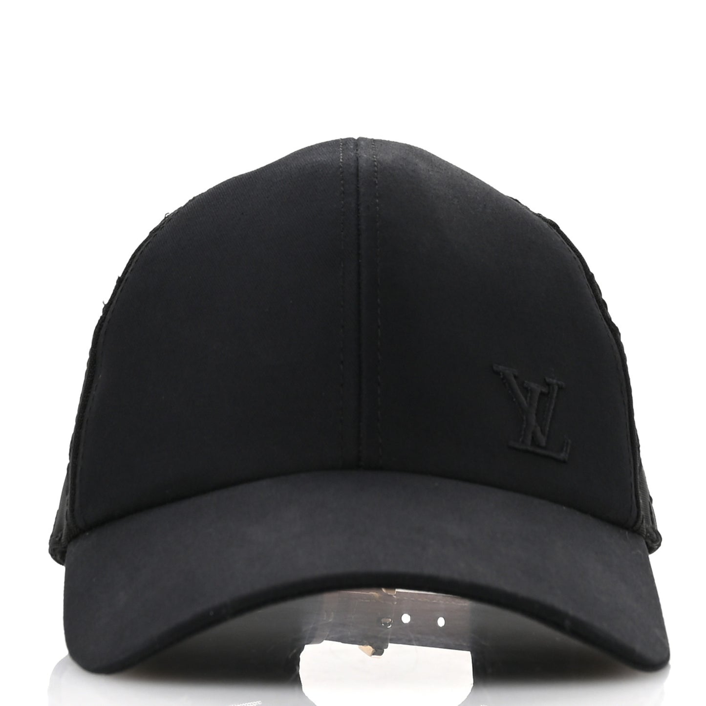 Monogram Mesh Cotton Cap M Black