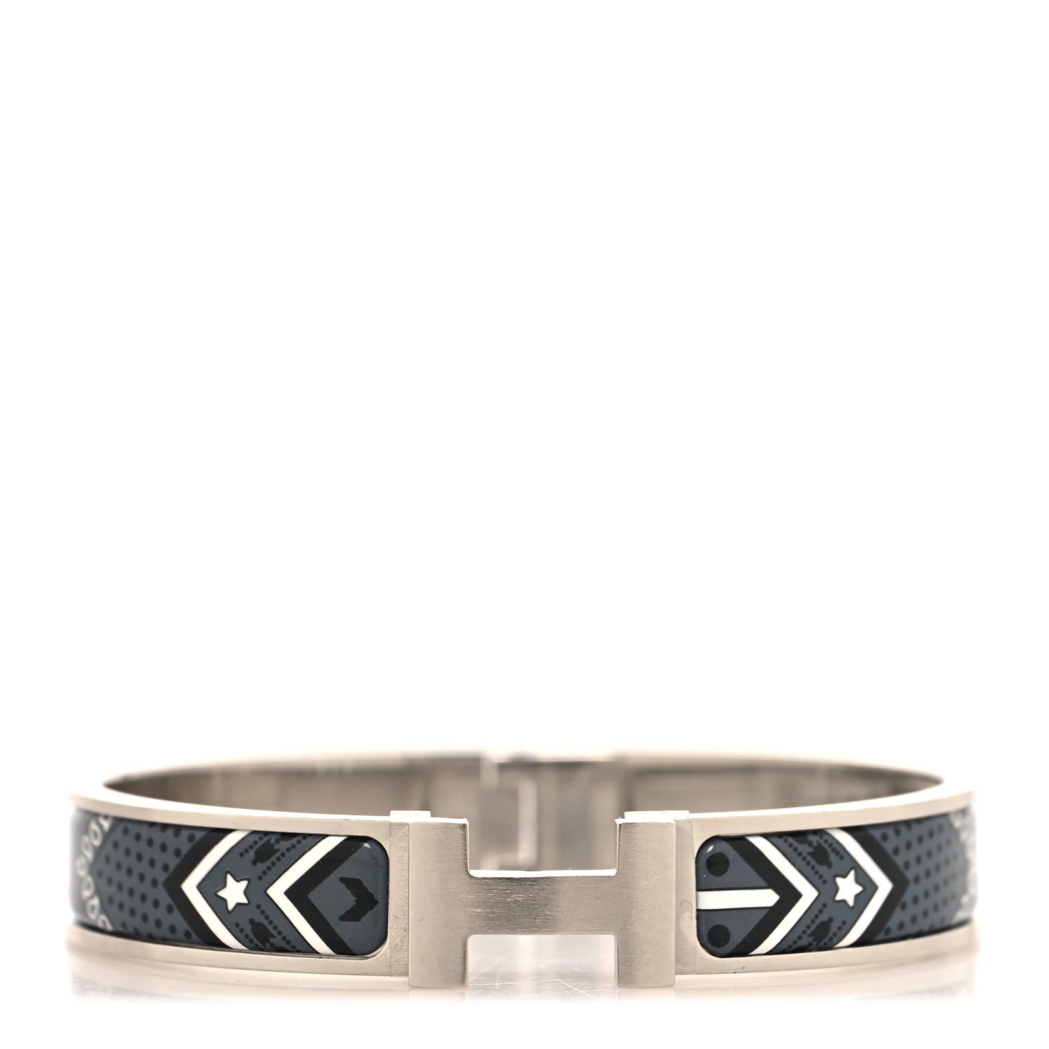Hermes Enamel Bandana Narrow Clic Clac HH Bracelet T5 Grand Classique 1 of 4