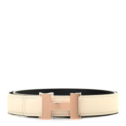 Hermes Swift Epsom 24mm Mini Constance H Belt 80 Nata Black 1 of 5