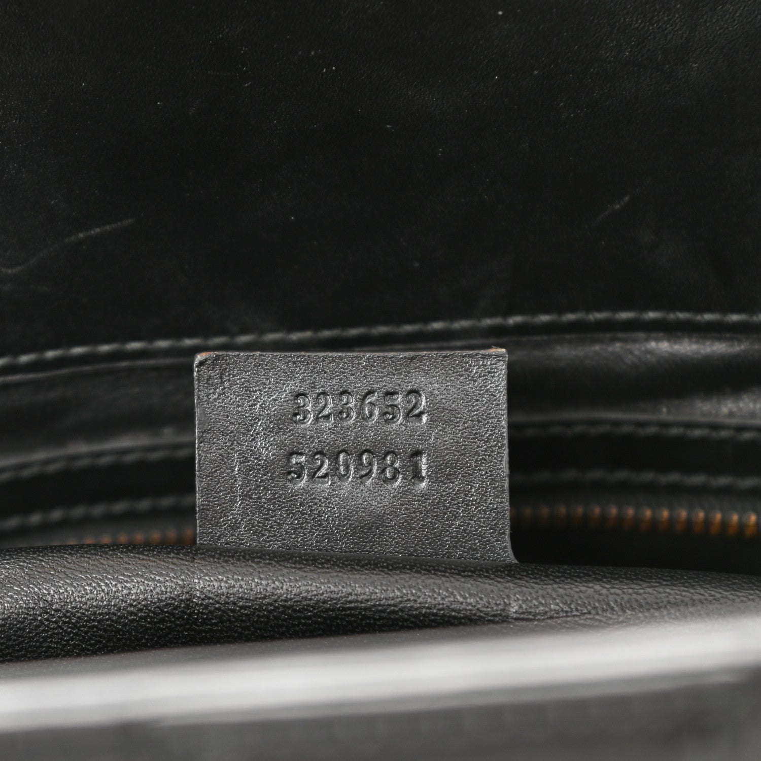 Gucci Calfskin Medium Lady Buckle Top Handle Bag Black 6 of 12