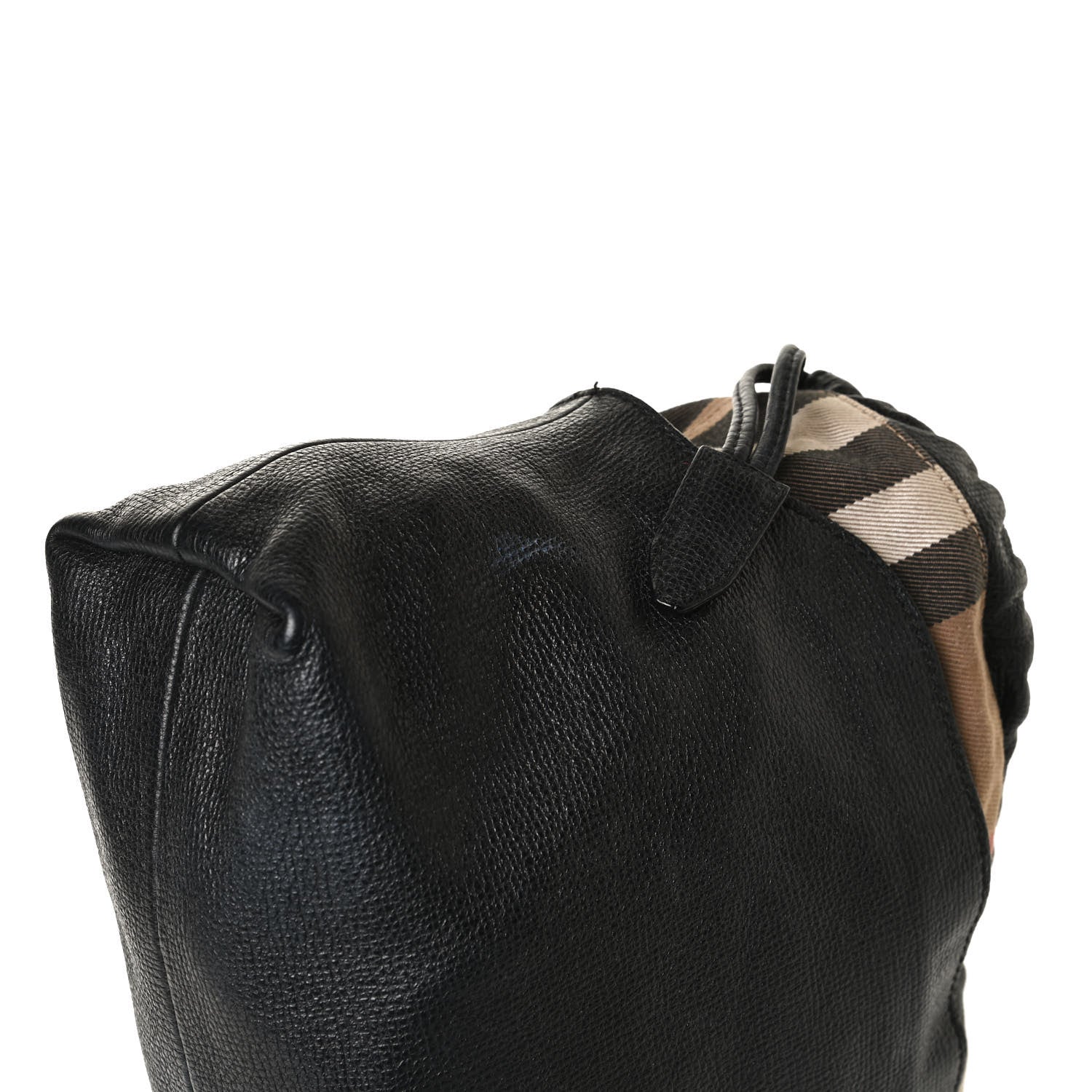 Burberry Calfskin House Check Little Crush Black 15 of 20