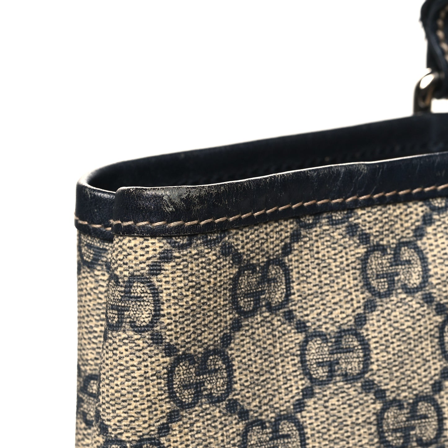 GG Plus Monogram Joy Vertical Tote Navy