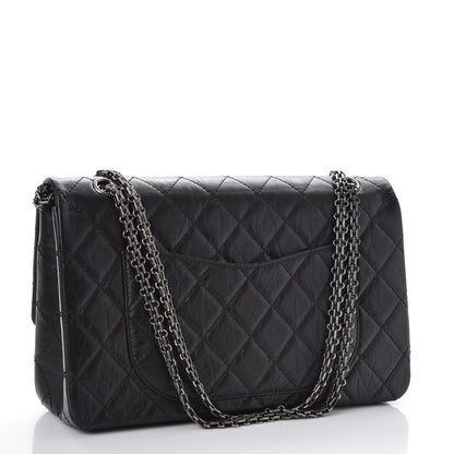 Chanel Aged Calfskin Quilted 2.55 Reissue 227 Flap Black 4 of 9