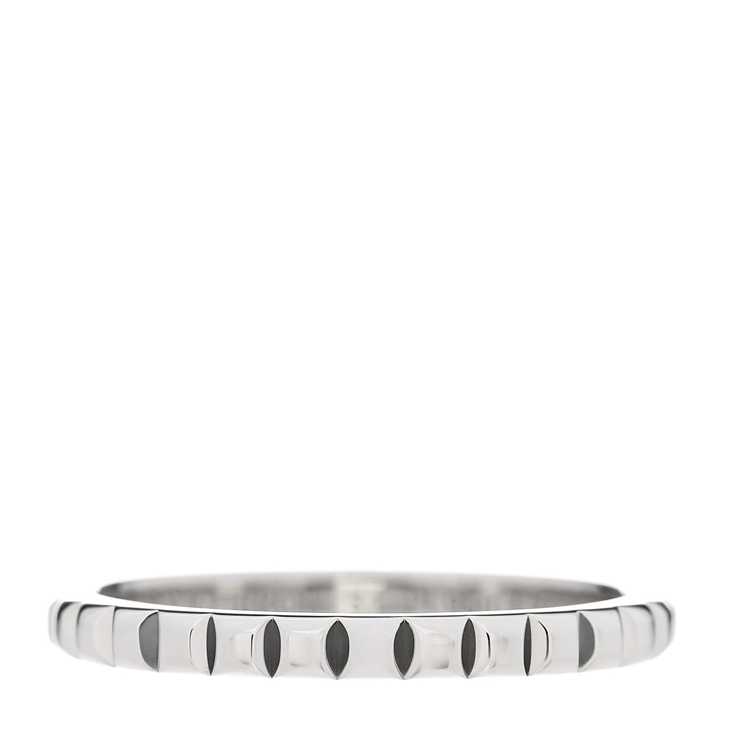Boucheron Platinum Mini Clou De Paris Wedding Band Ring 51 5.75 1 of 5