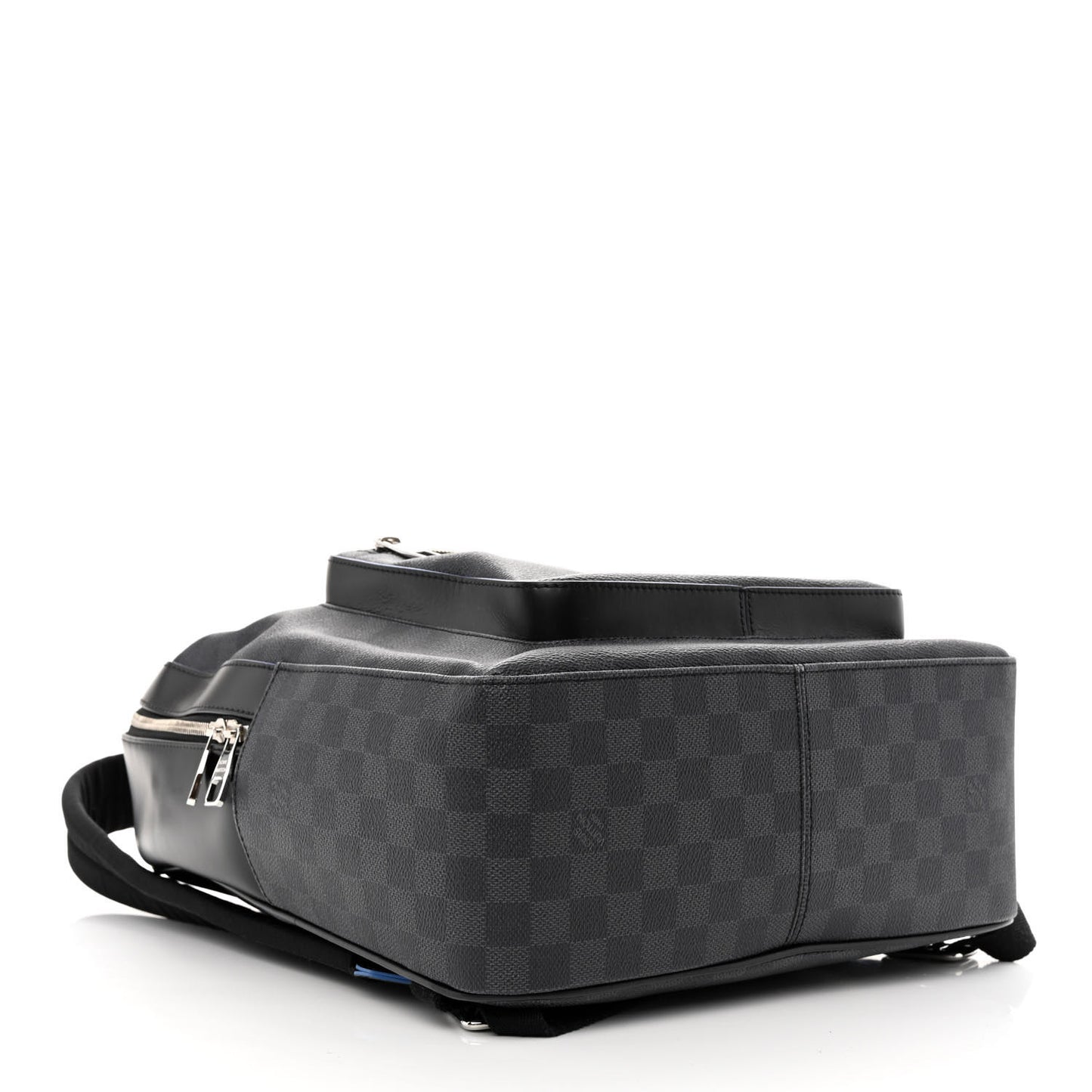 Damier Graphite Logo Josh Backpack Blue Multicolor