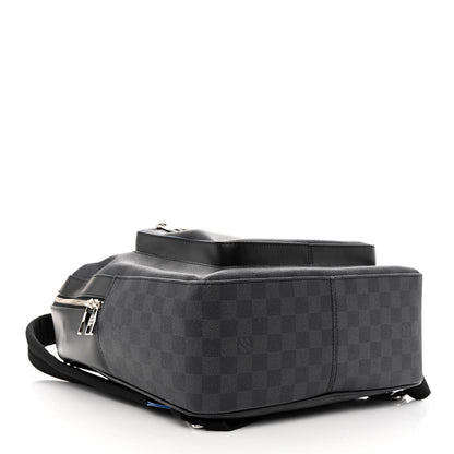 Louis Vuitton Damier Graphite Logo Josh Backpack Blue Multicolor 4 of 10