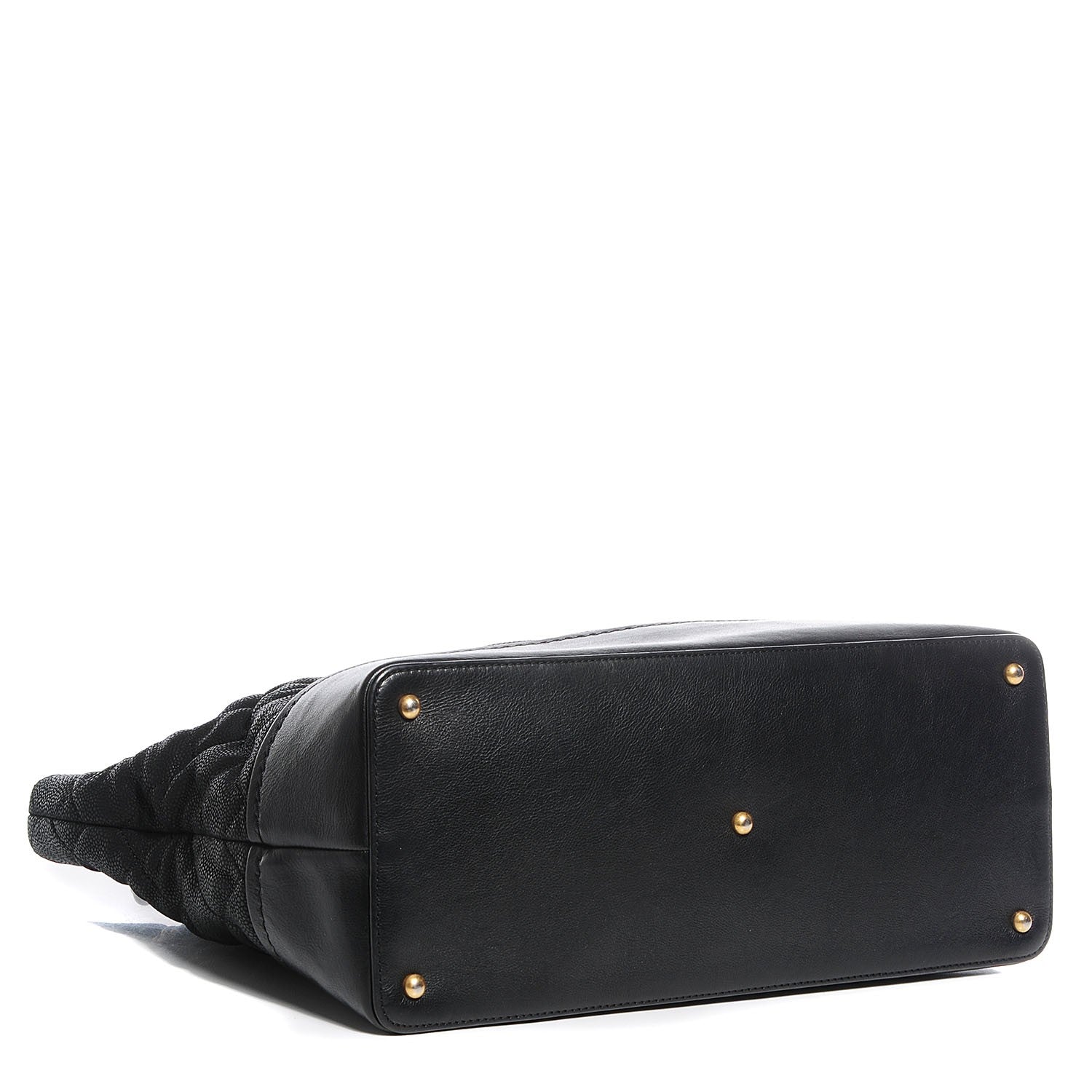 Chanel Iridescent Grained Calfskin Large Tote Black 4 of 7