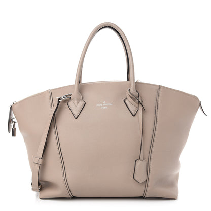 Louis Vuitton Veau Cachemire Soft Lockit MM Galet 1 of 8