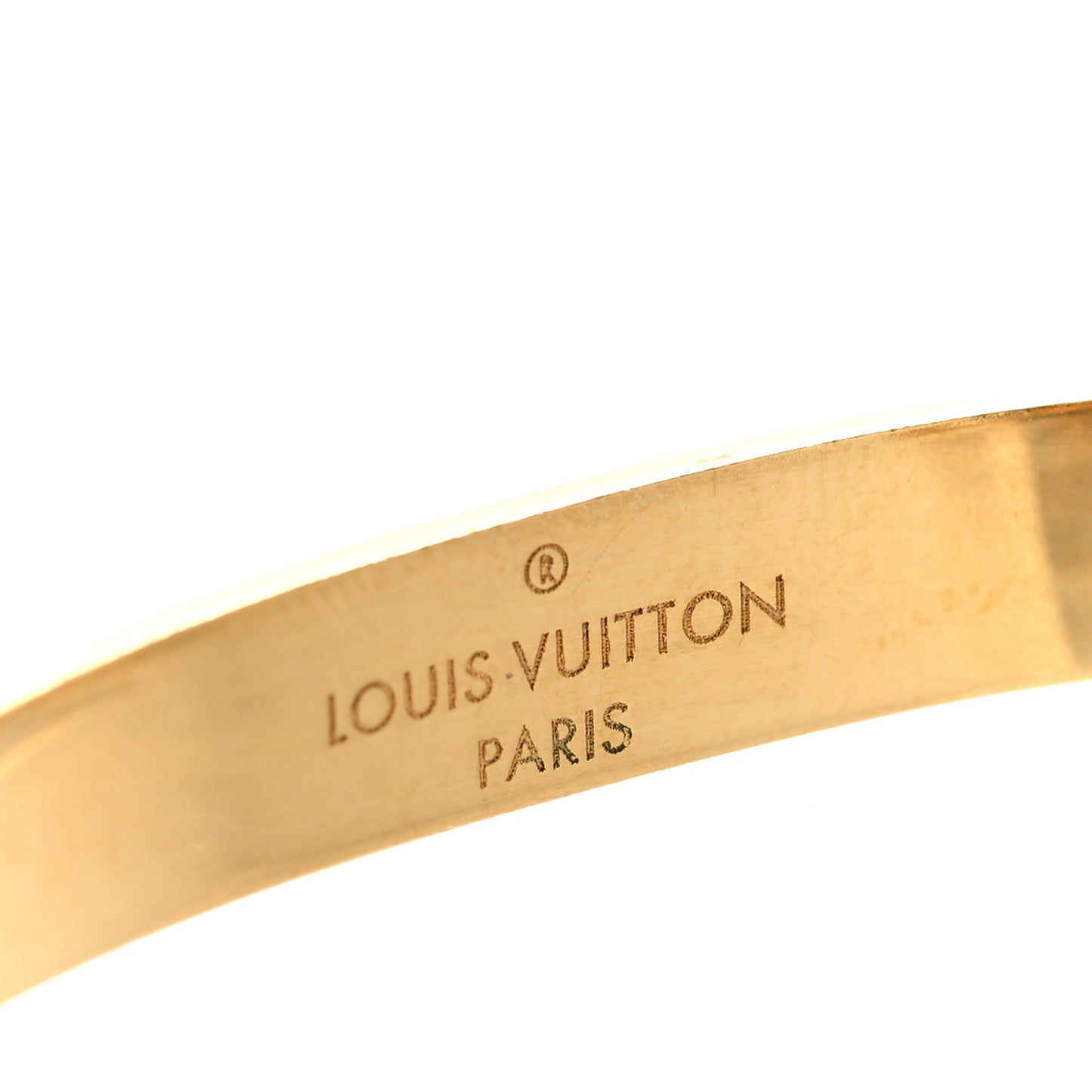 Metal Nanogram Hoop Earrings Gold