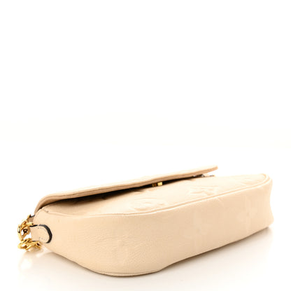 Louis Vuitton Empreinte Monogram Giant Ivy Wallet On Chain Cream 4 of 11