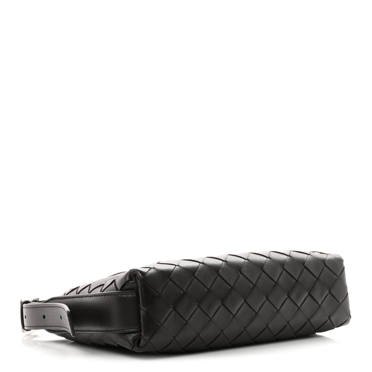 Calfskin Intrecciato Traveler Phone Pouch Fondant