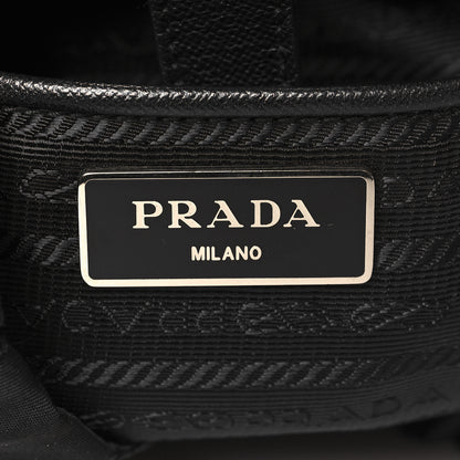 Prada Tessuto Nylon Saffiano Small Backpack Black 6 of 9