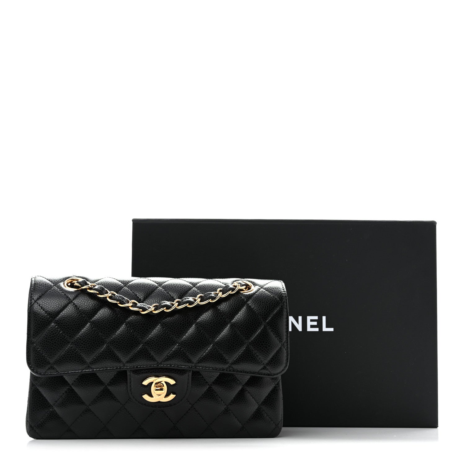 Chanel Caviar Quilted Small Double Flap Black 11 of 11