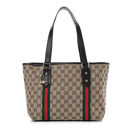 Gucci Monogram Medium Jolicoeur Tote Dark Brown 1 of 11
