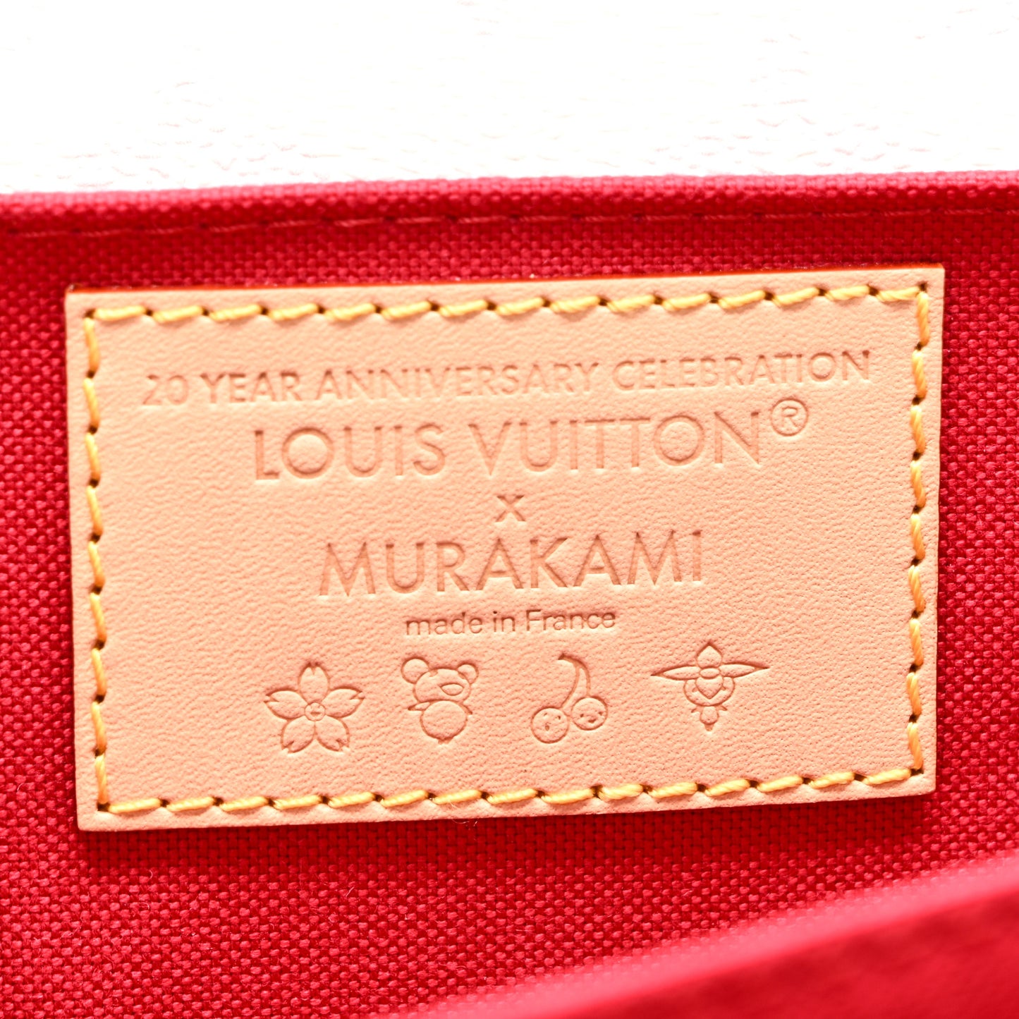 LV X TM Monogram Cerises Pochette Metis East West White