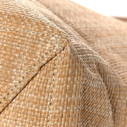 Prada Raffia Logo Tote Naturale 12 of 12