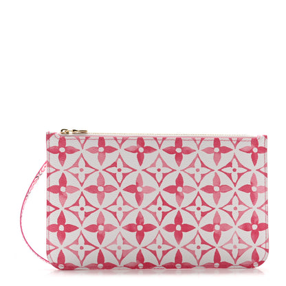 Louis Vuitton Monogram Giant By The Pool 2.0 Neverfull MM Pochette Rose 1 of 7