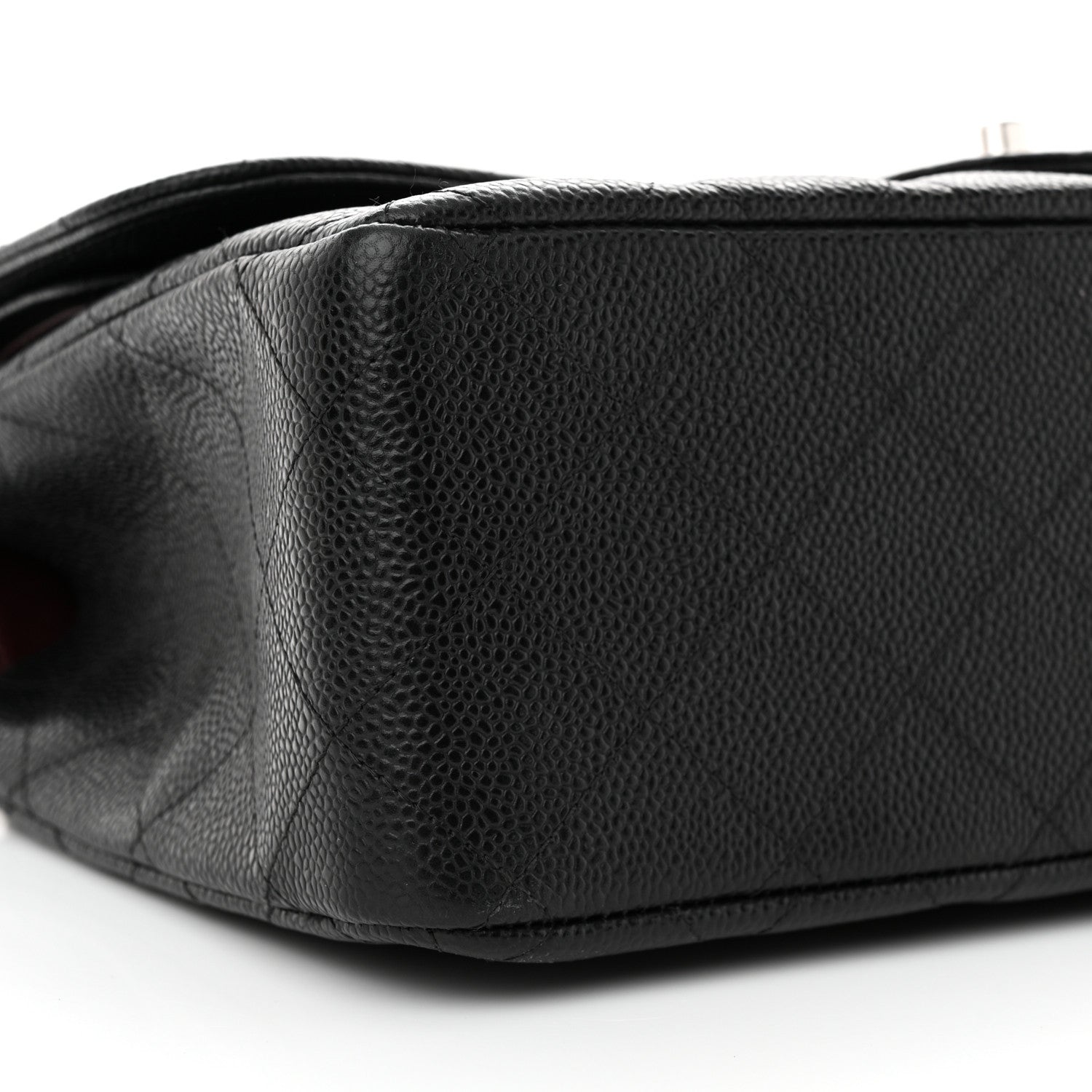 Chanel Caviar Quilted Jumbo Double Flap Black 9 of 12