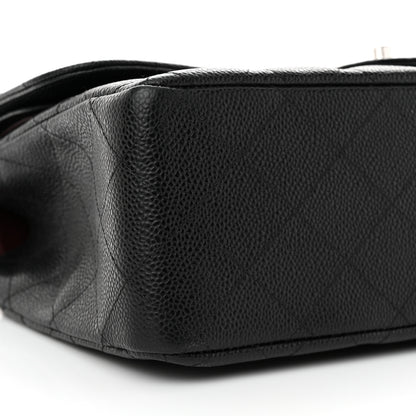 Chanel Caviar Quilted Jumbo Double Flap Black 9 of 12