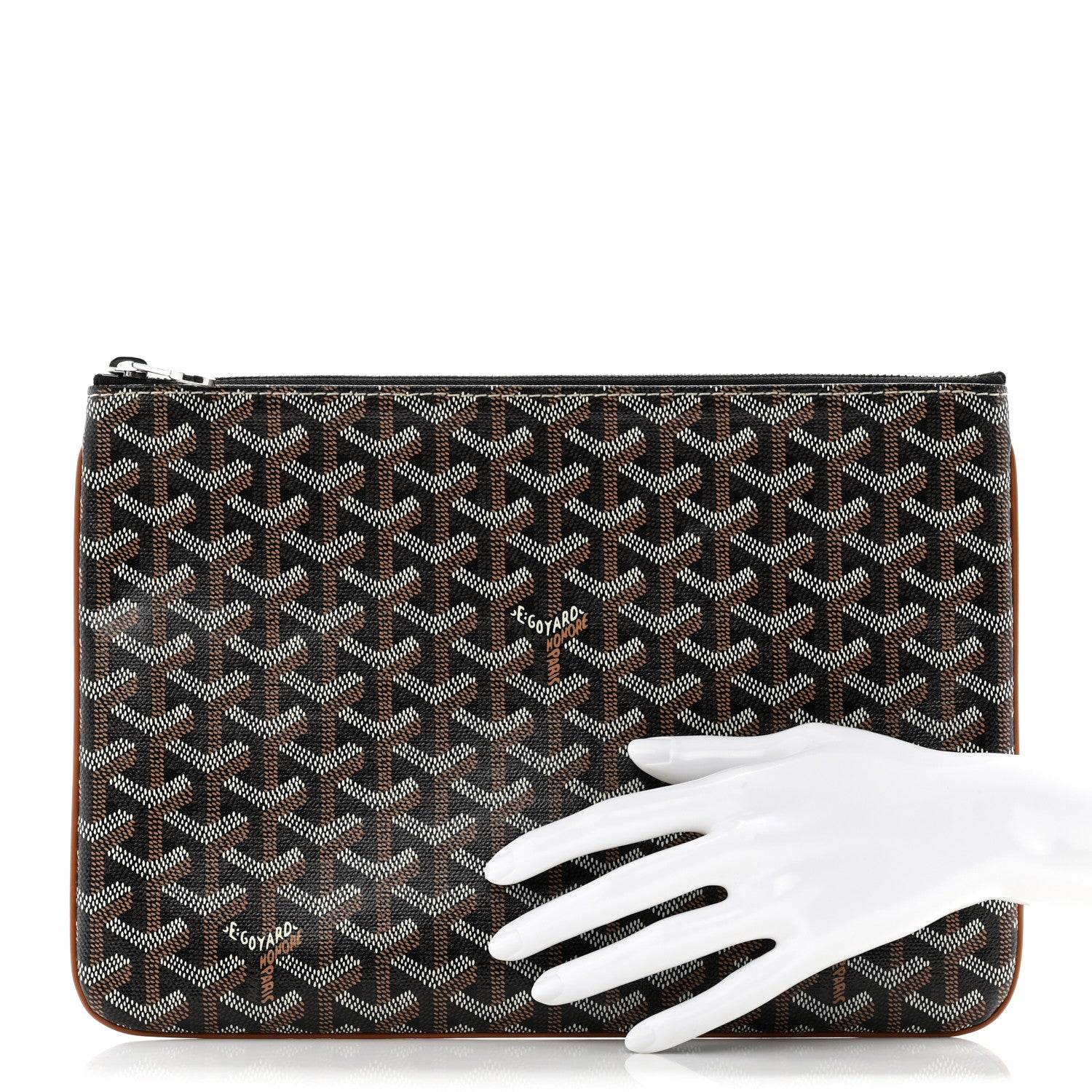 Goyard Goyardine Senat Pochette MM Black 2 of 10