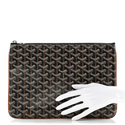 Goyard Goyardine Senat Pochette MM Black 2 of 10