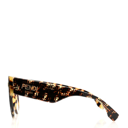 Fendi Acetate Fendi Roma Cat Eye Sunglasses FF 0435/S Havana 3 of 7