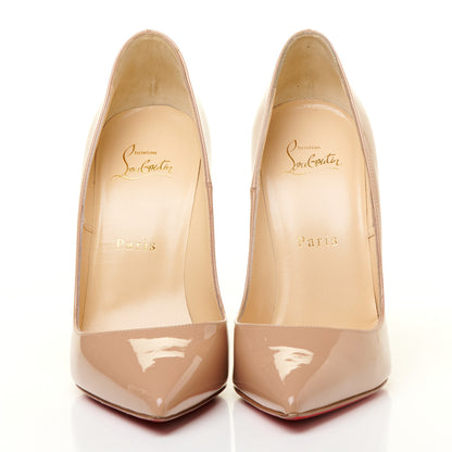 Christian Louboutin Patent So Kate 120 Pumps 37.5 Nude 2 of 9
