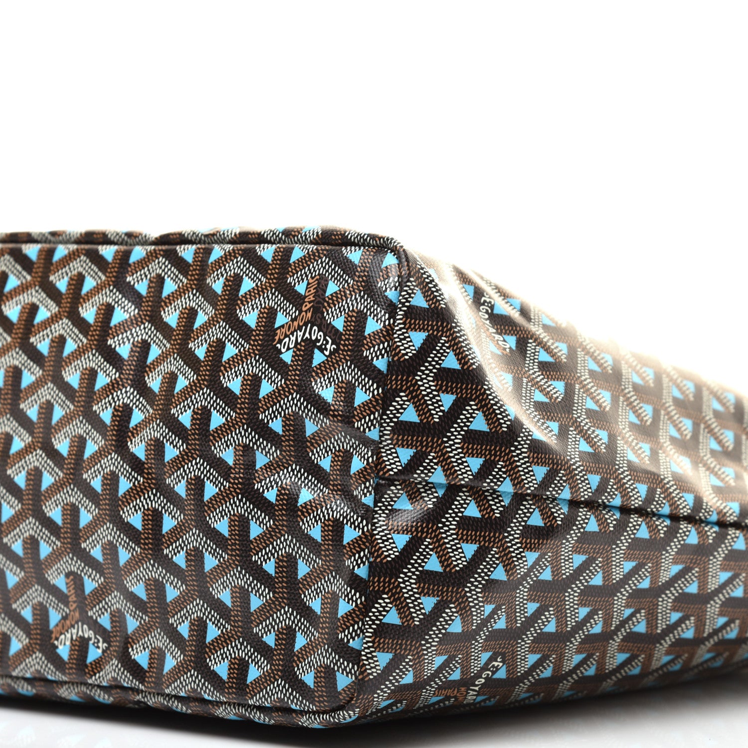 Goyard Goyardine Saint Louis Claire Voie PM Black Blue 7 of 7