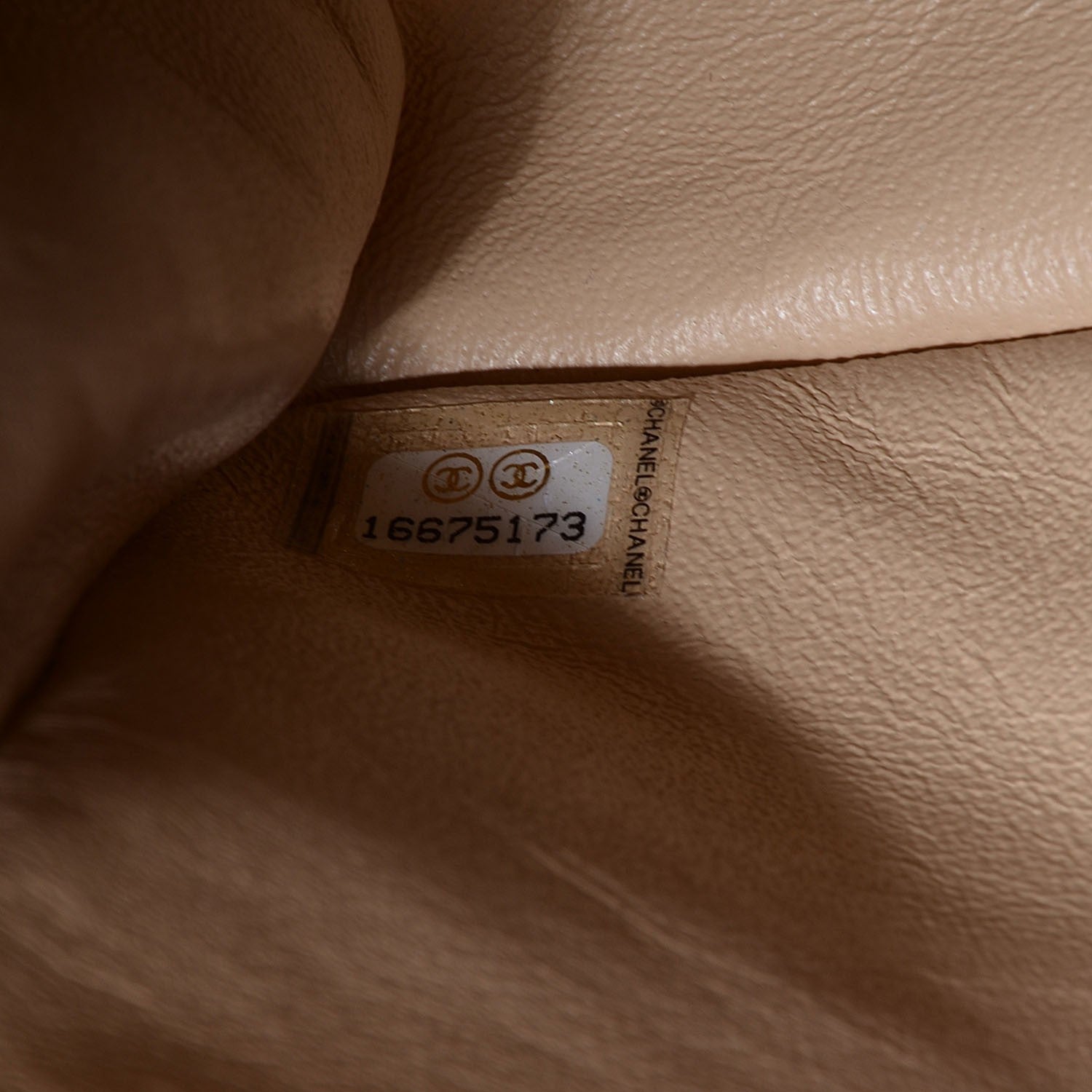 Chanel Caviar Jumbo Double Flap Beige Clair 8 of 9