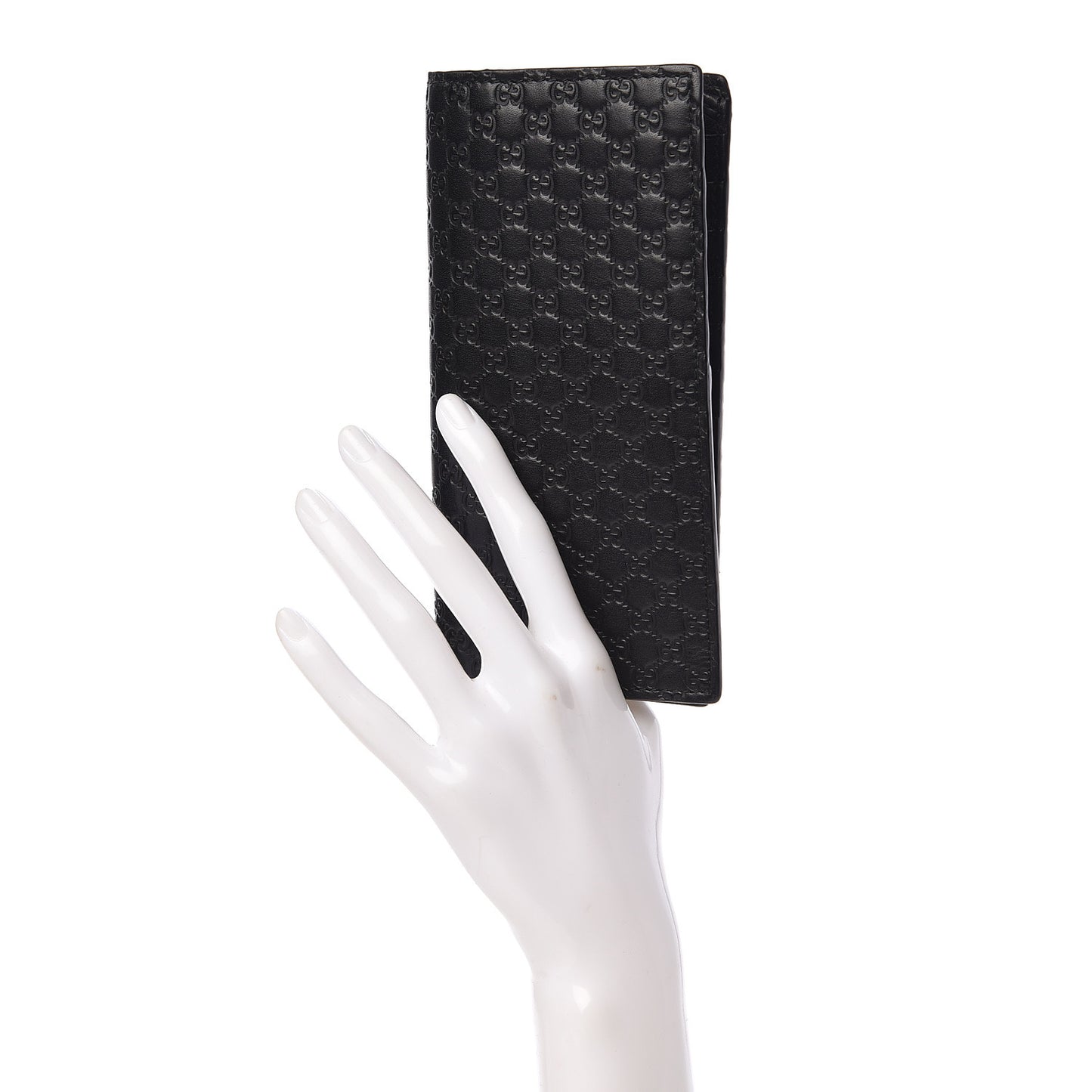 Microguccissima Bi-Fold Organizer Wallet Black