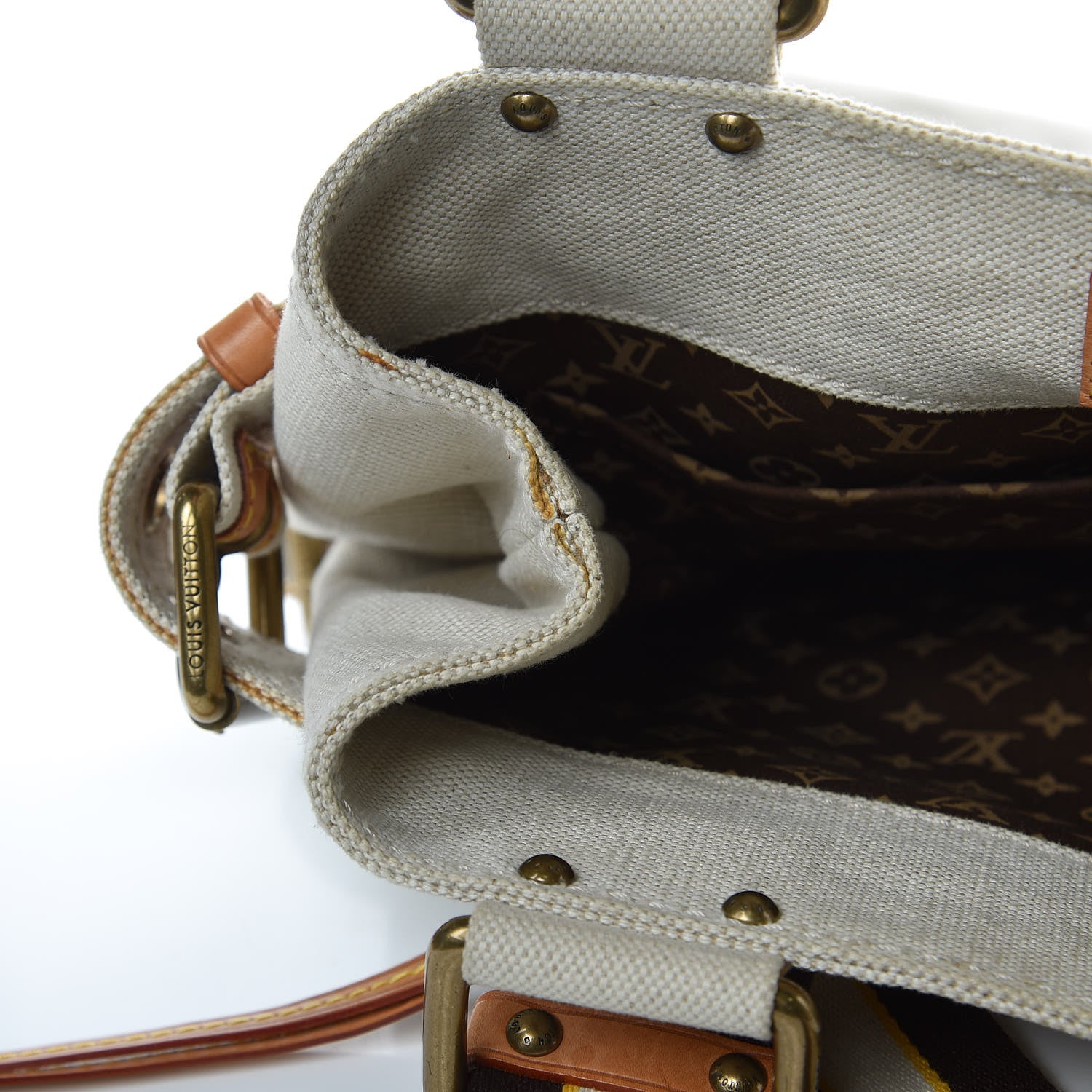 Louis Vuitton Toile Globe Shopper Cabas MM Blue 12 of 13