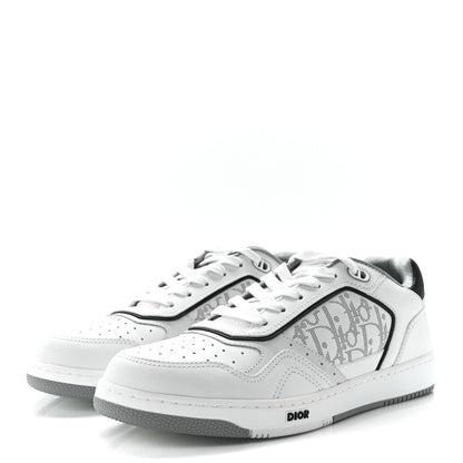 Christian Dior X SHAWN STUSSY Smooth Calfskin Oblique Mens B27 Low Top Sneakers 43 White Red 3 of 11