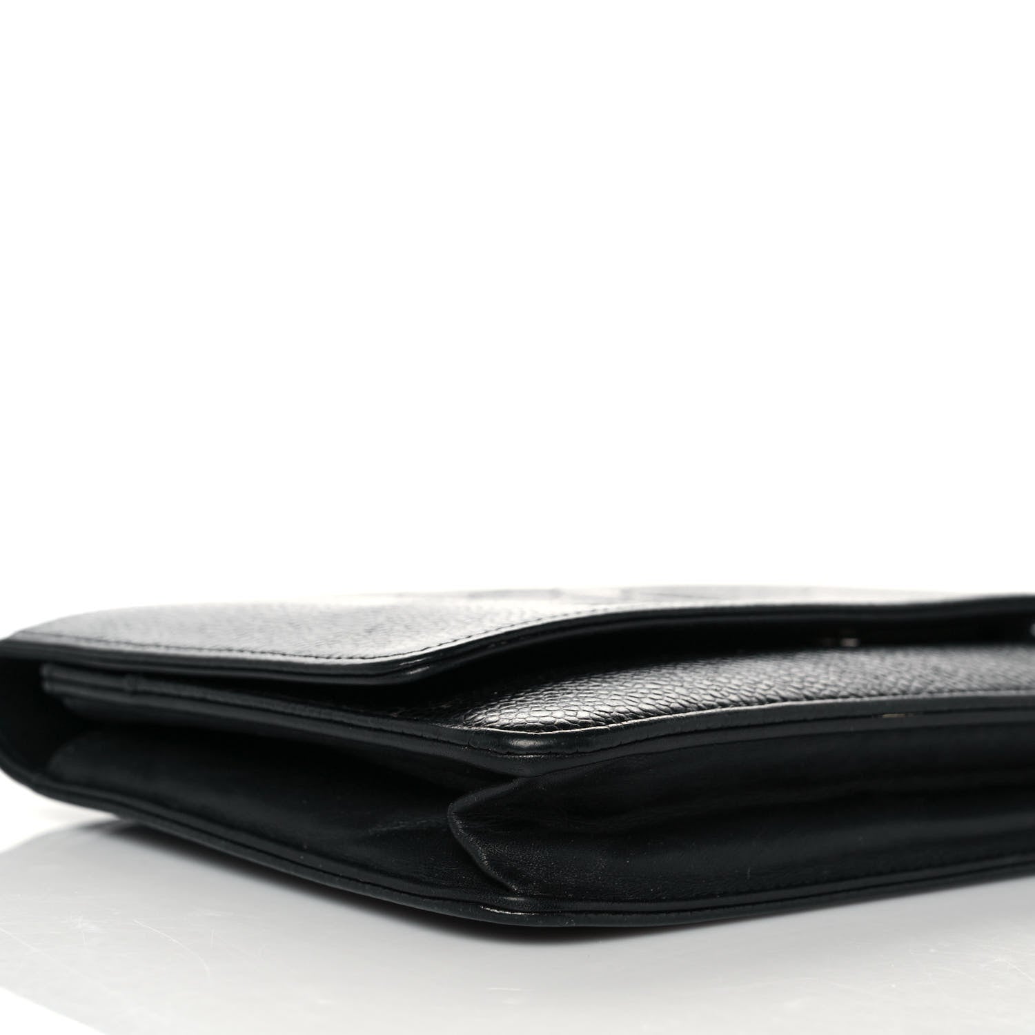 Chanel Caviar Timeless CC Wallet On Chain WOC Black 10 of 12