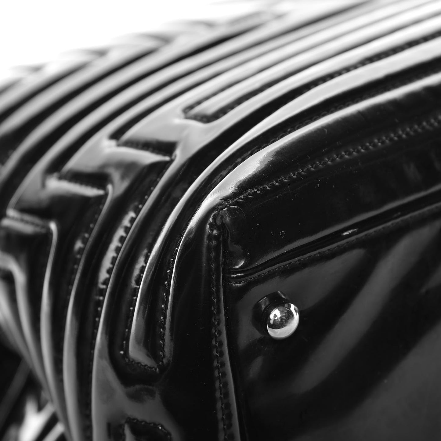 Vinyl Coco Ming Grand Shopping Tote Black