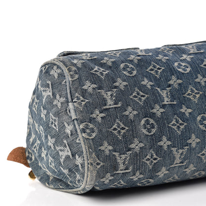 Louis Vuitton Monogram Denim Neo Speedy Blue 24 of 29