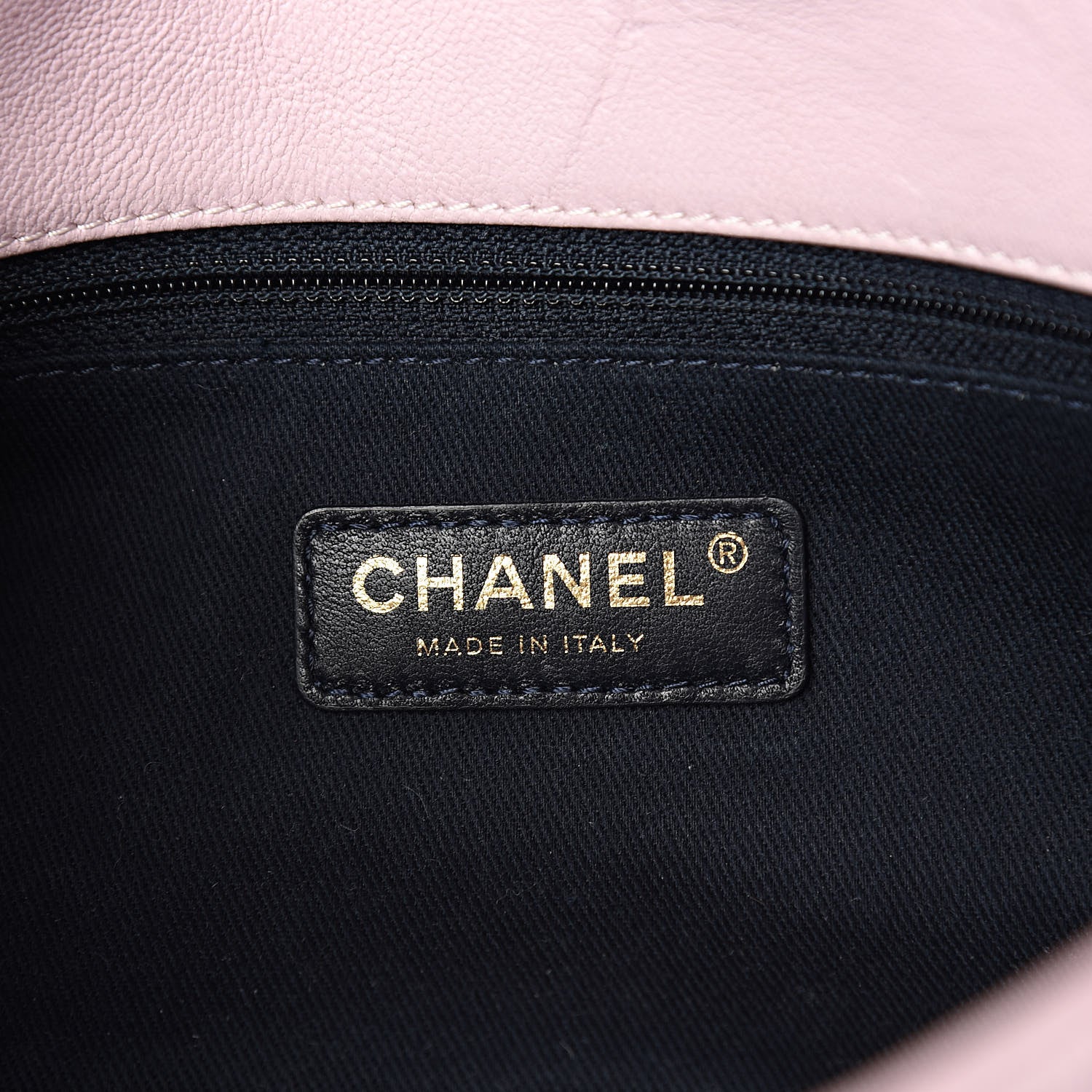 Chanel Wrinkled Lambskin Chevron Quilted Medium Flap Light Pink 6 of 11
