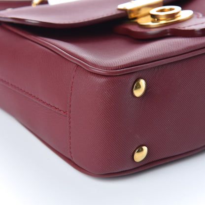 Burberry Trench Calfskin Small DK88 Top Handle Bag Antique Red 10 of 11
