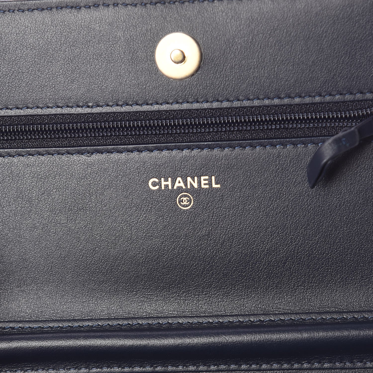 Chanel Tweed Charms Wallet On Chain WOC Blue Purple Khaki Pink 8 of 11
