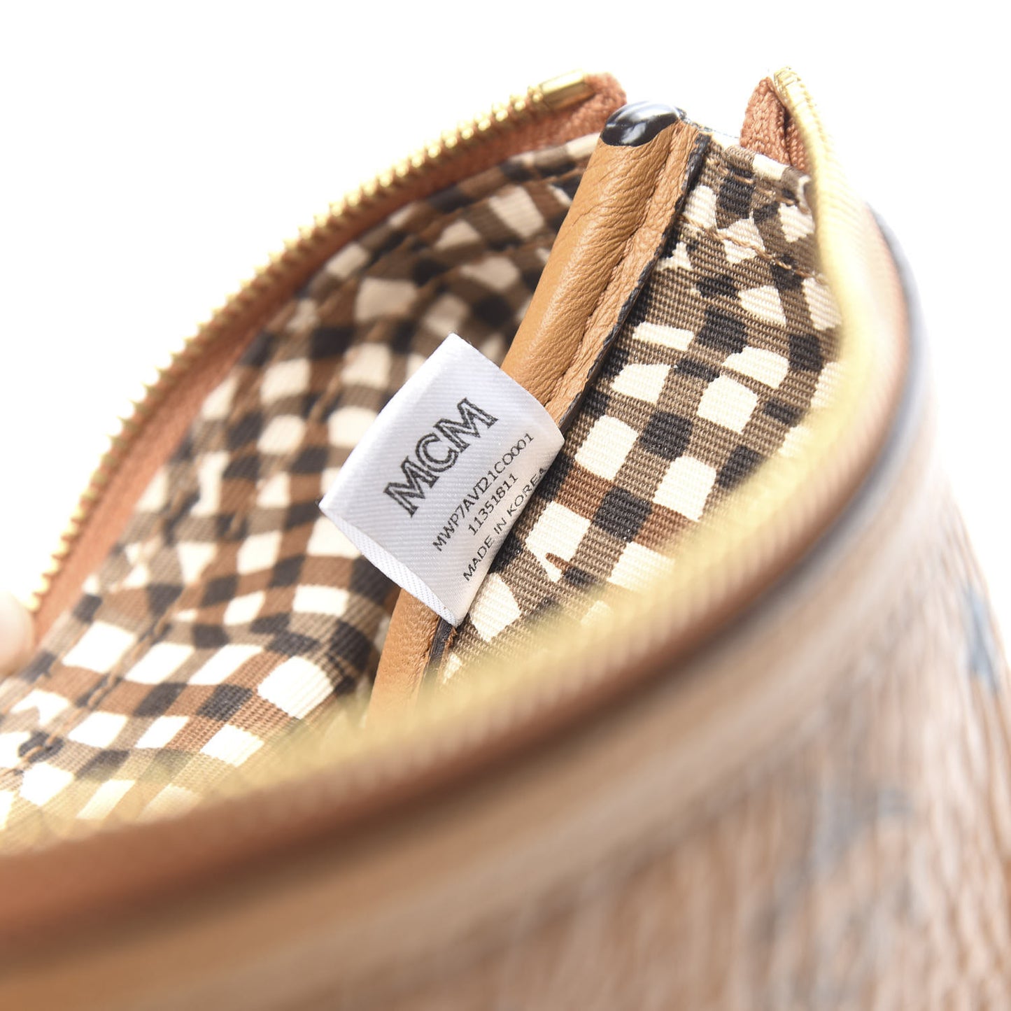 Visetos Liz Shopper Tote Pouch Cognac