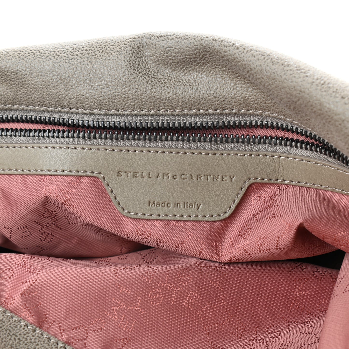 Shaggy Deer Falabella Fold Over Tote Taupe