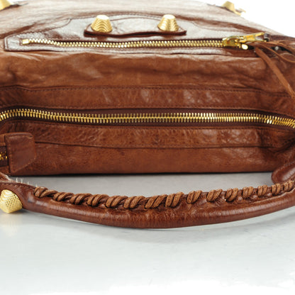 Balenciaga Agneau Giant 21 Gold Hardware Day Hobo Charbon 5 of 8